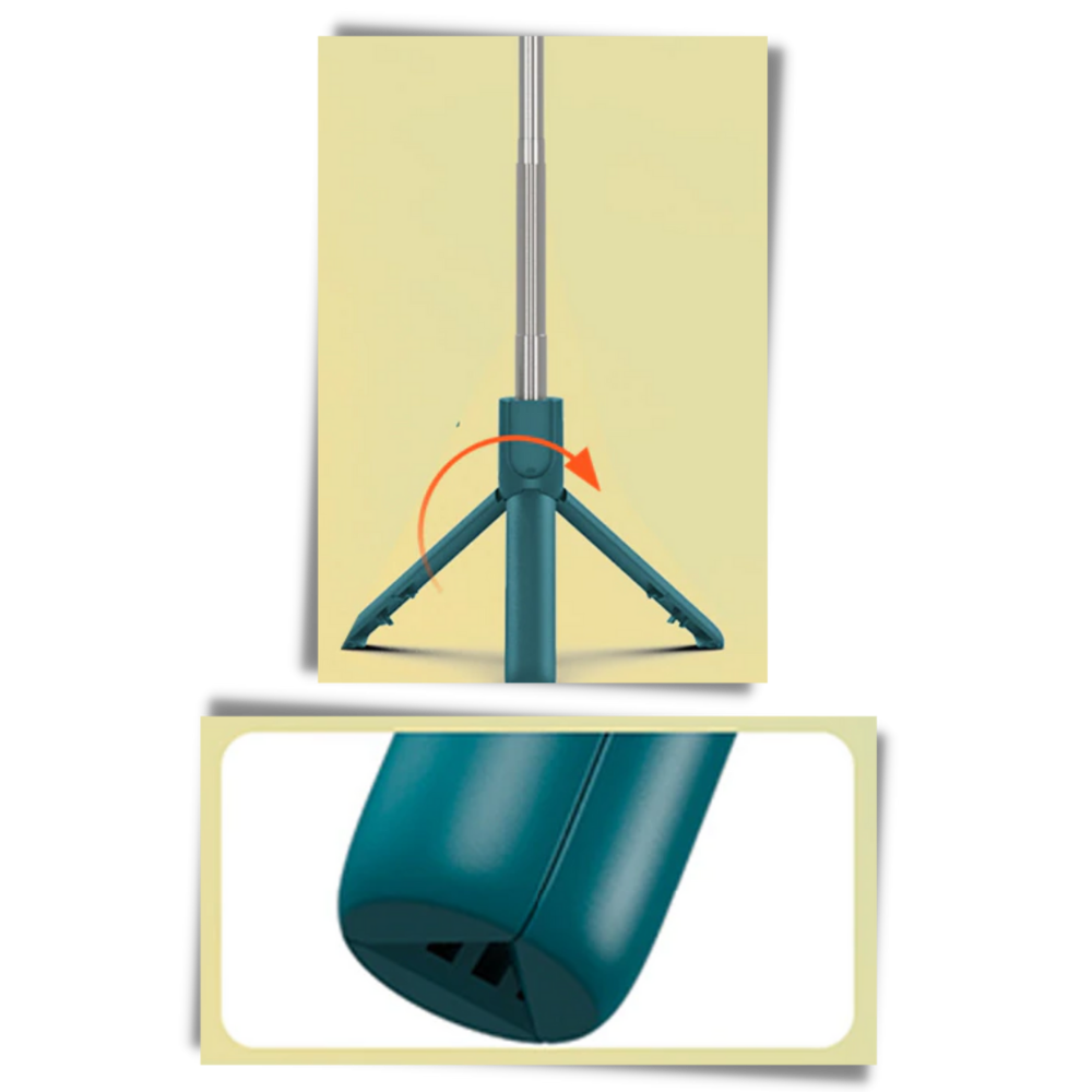 Bâton à selfie avec trépied