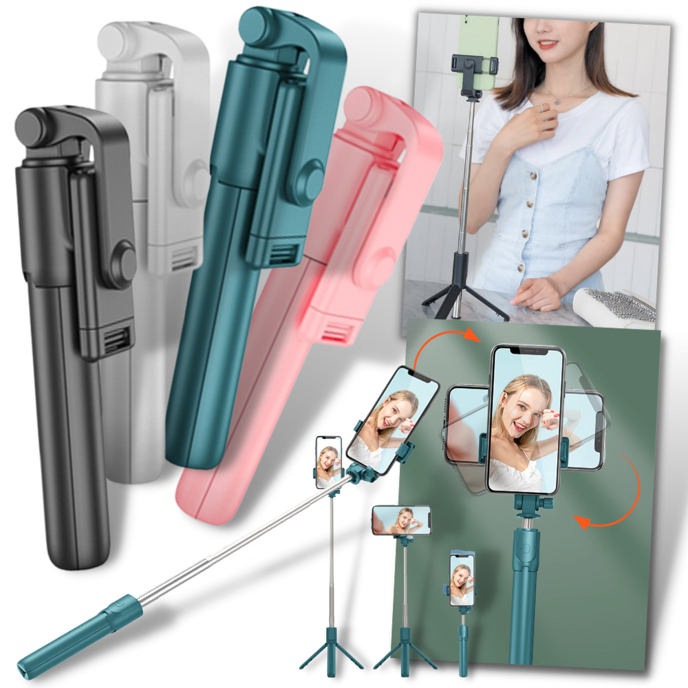 Bâton à selfie avec trépied