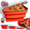Boite extensible de conservation de pizza