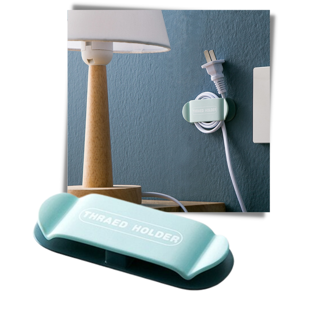 Lot de 4 pinces adhésives de serrage de câble