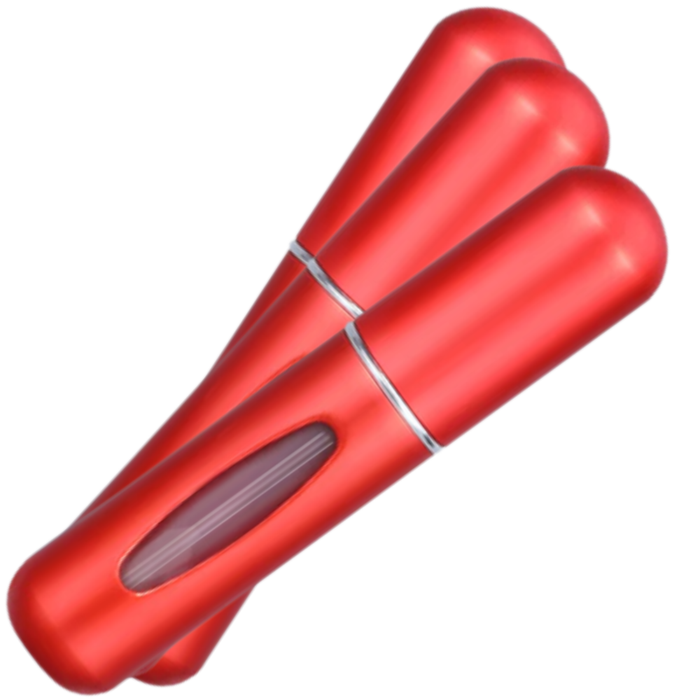 Lot de 3 mini-flacons de parfum rechargeables