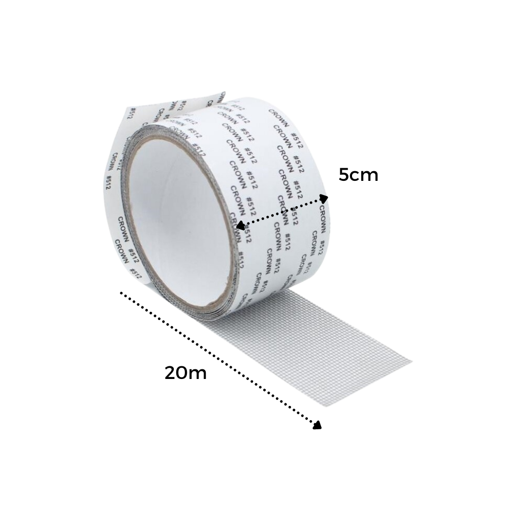 Ruban de réparation pour moustiquaires et mailles