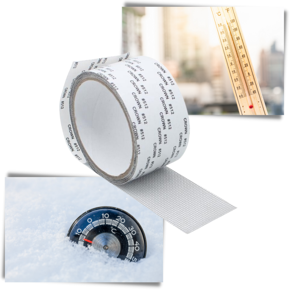 Ruban de réparation pour moustiquaires et mailles