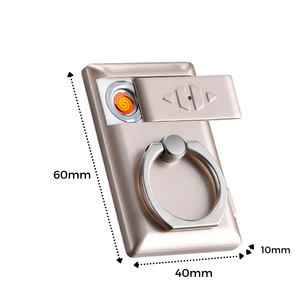 Bague de téléphone avec briquet