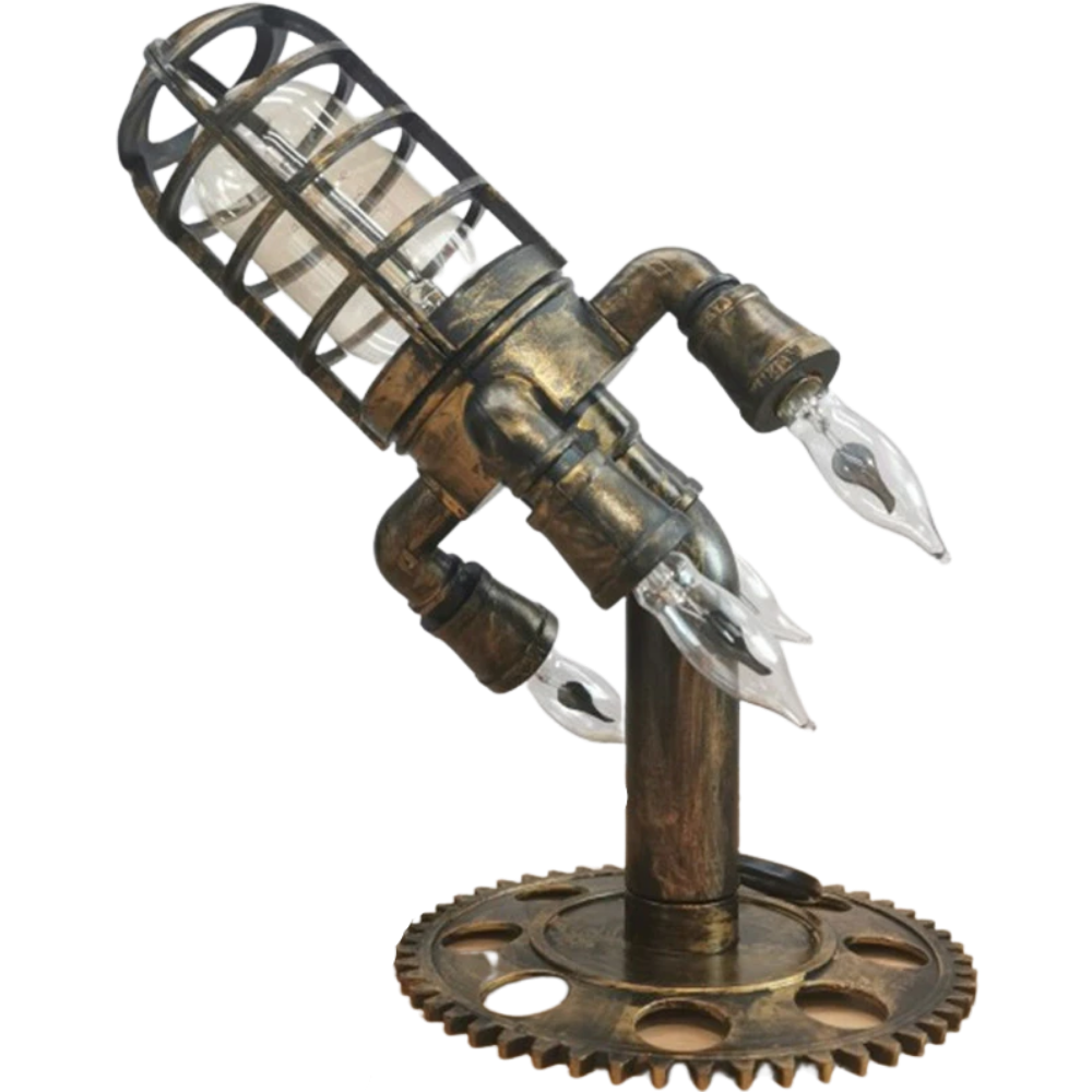 Lampe LED en forme de fusée