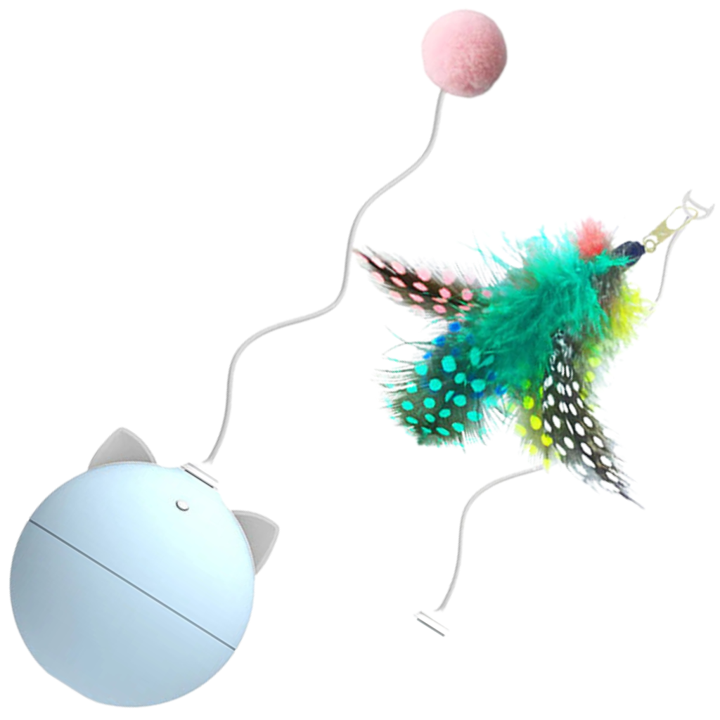 Balle -Jouet pour chat avec fonction d'auto-roulement