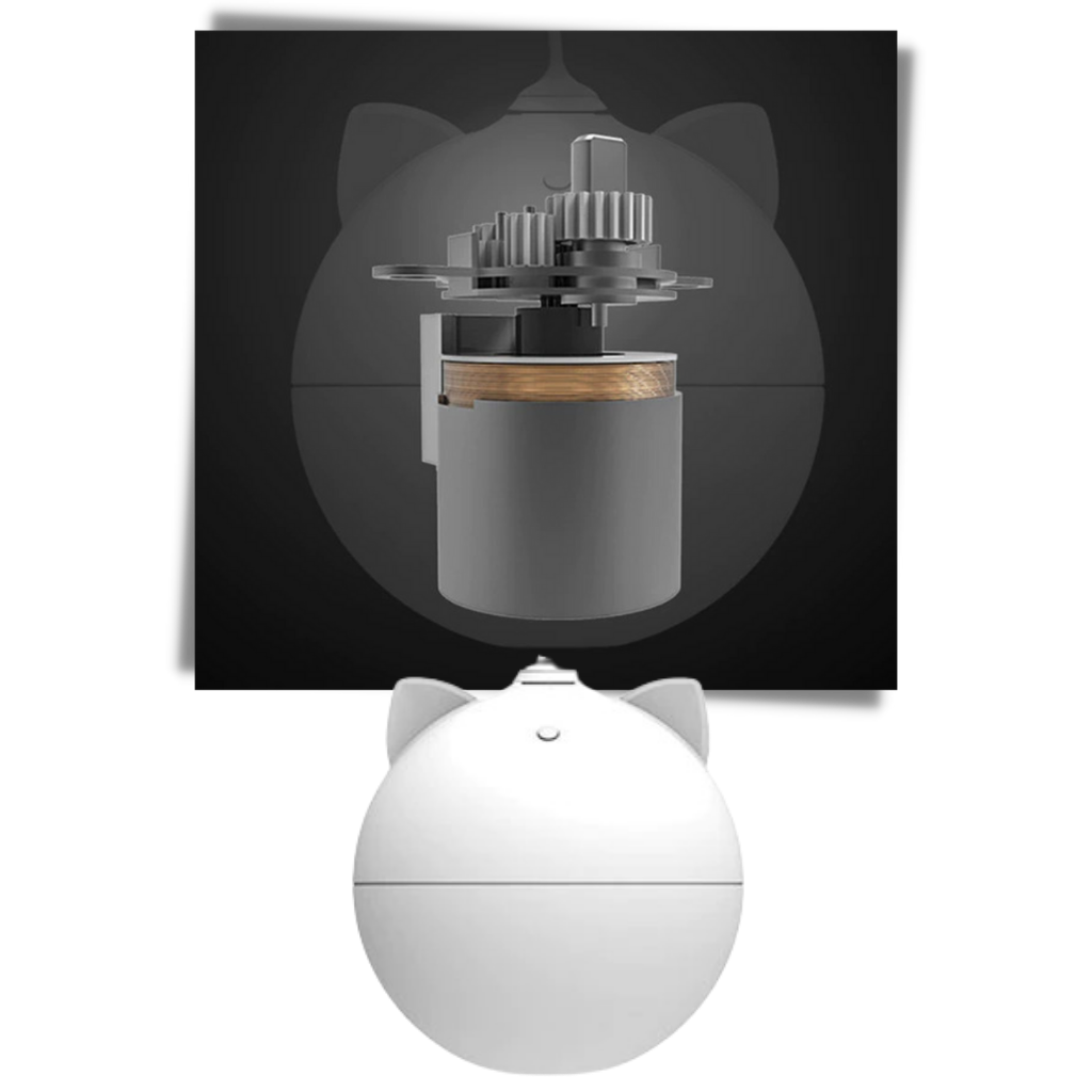Balle -Jouet pour chat avec fonction d'auto-roulement