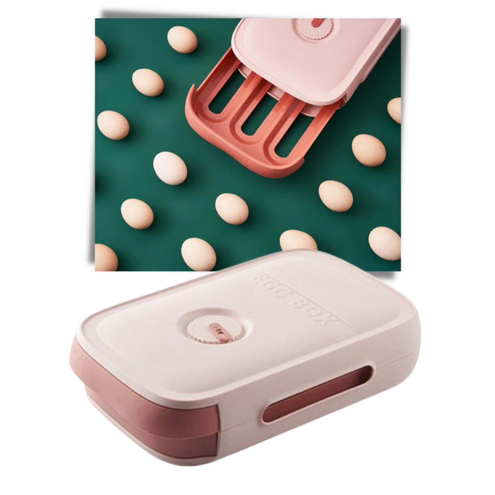 Boîte de rangement d'œufs à tiroir