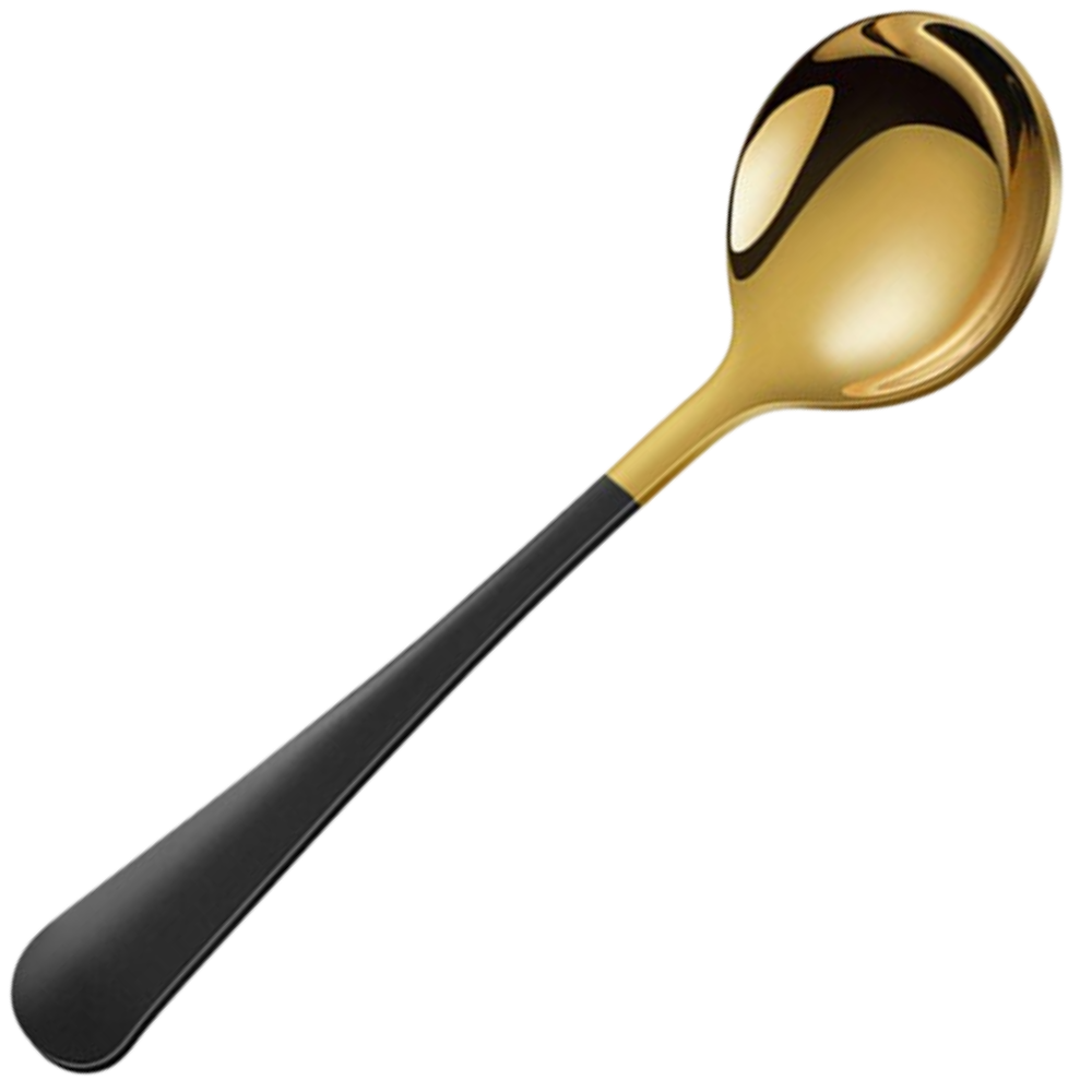 Lot de 2 cuillères en acier inoxydable