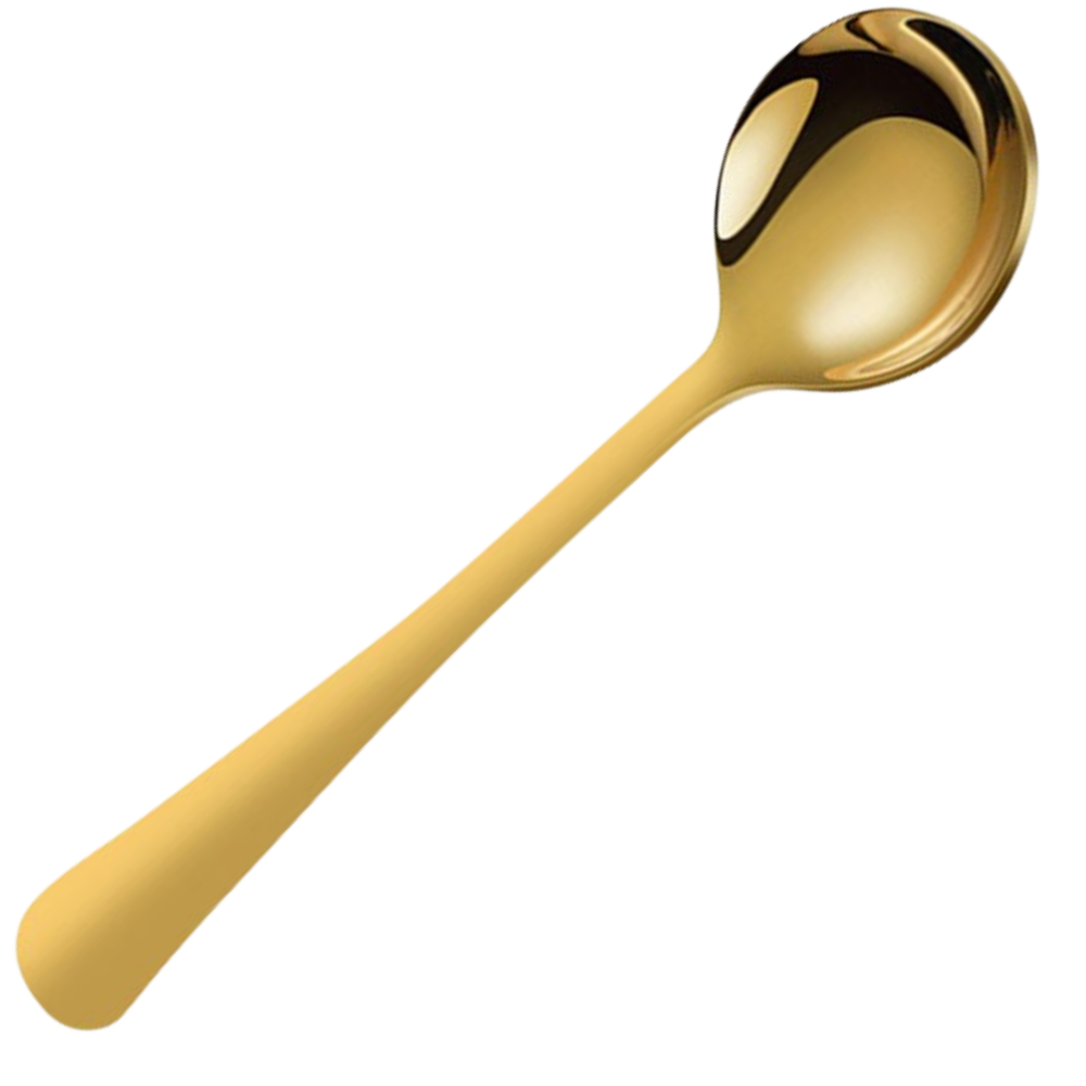 Lot de 2 cuillères en acier inoxydable