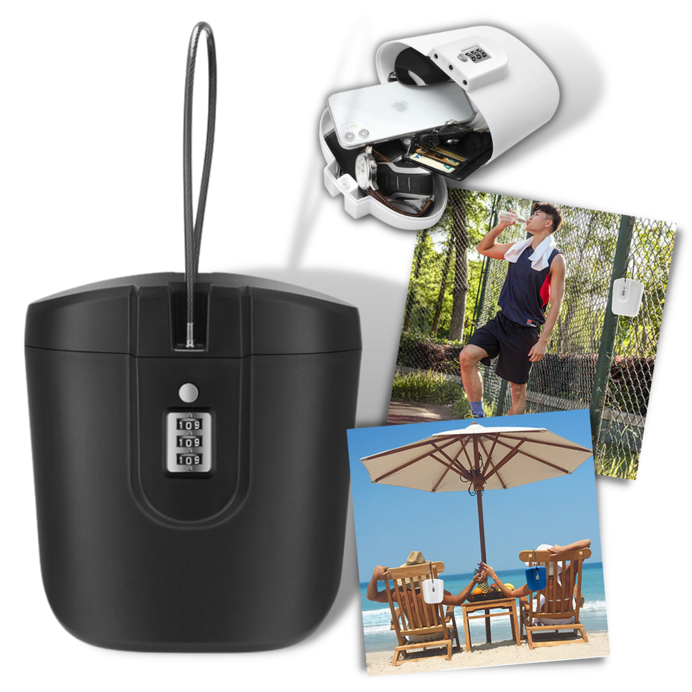 Coffre-fort portable avec poignée