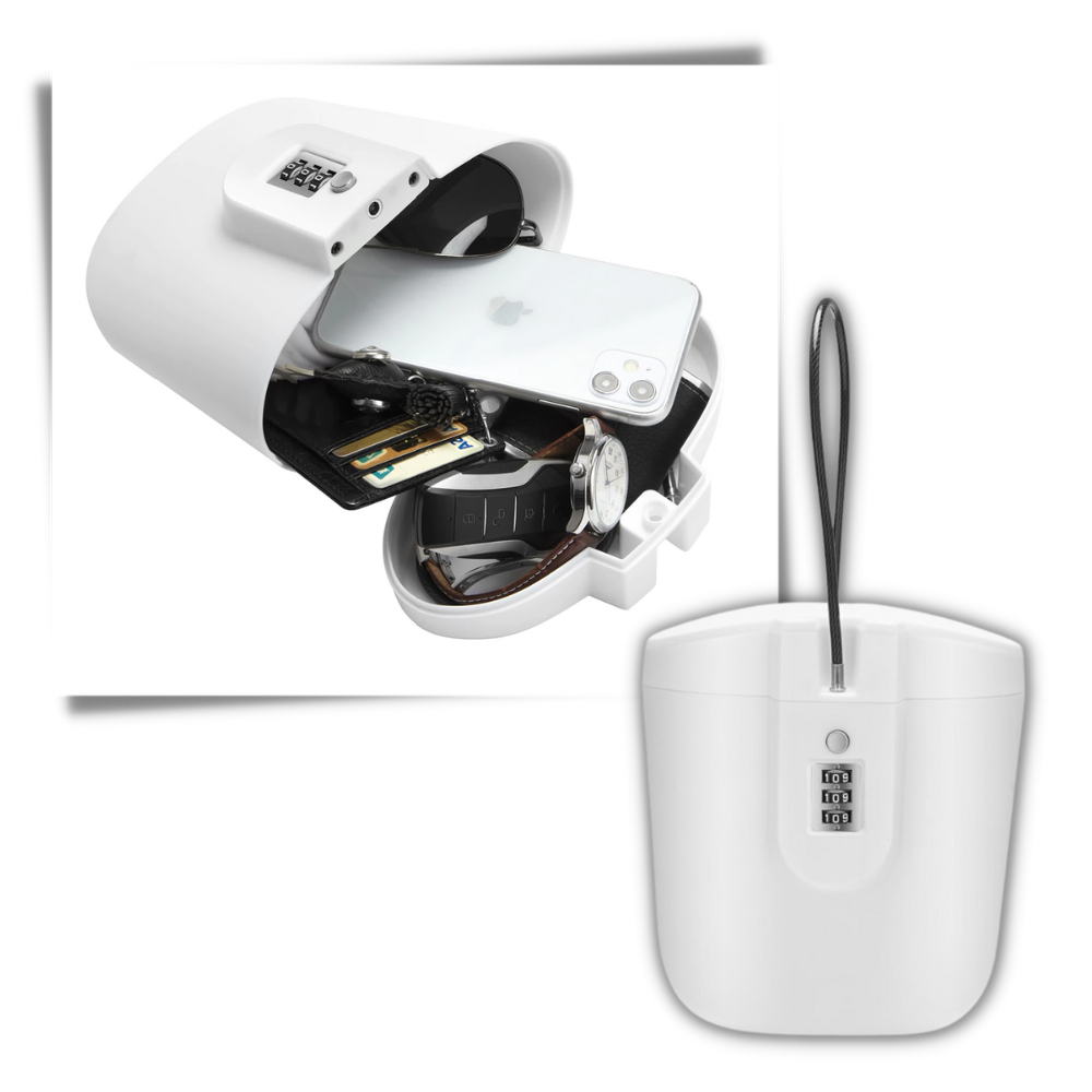 Coffre-fort portable avec poignée