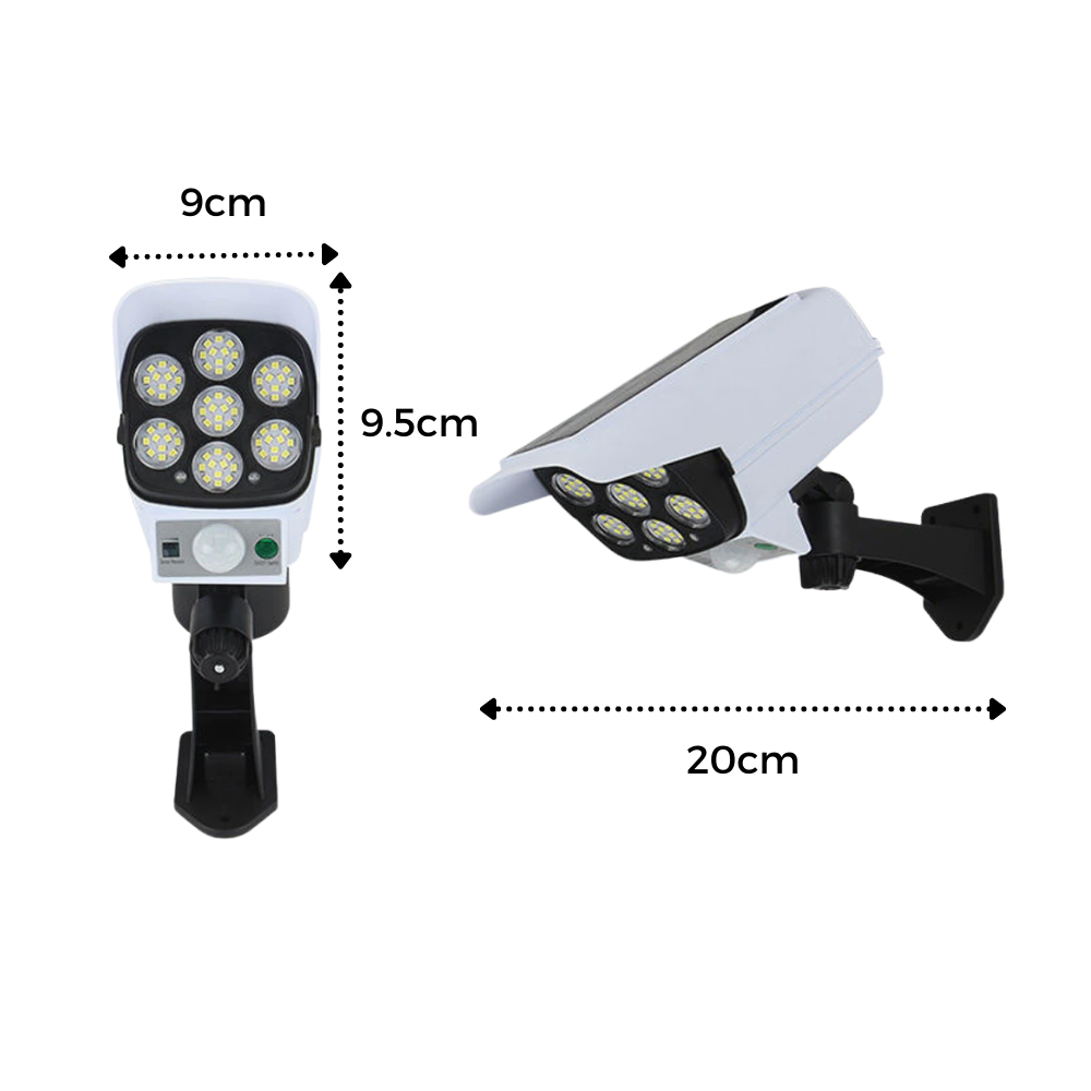 Lampe LED solaire à détecteur de mouvement