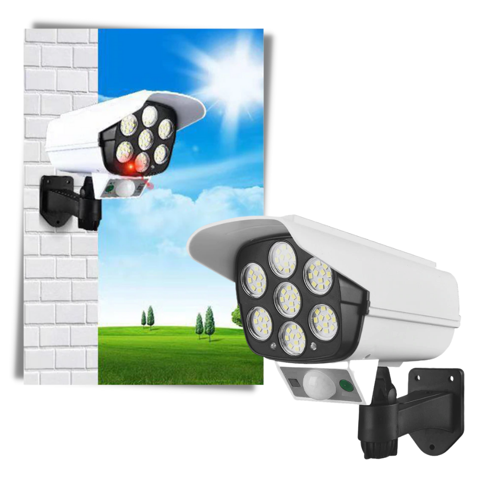 Lampe LED solaire à détecteur de mouvement