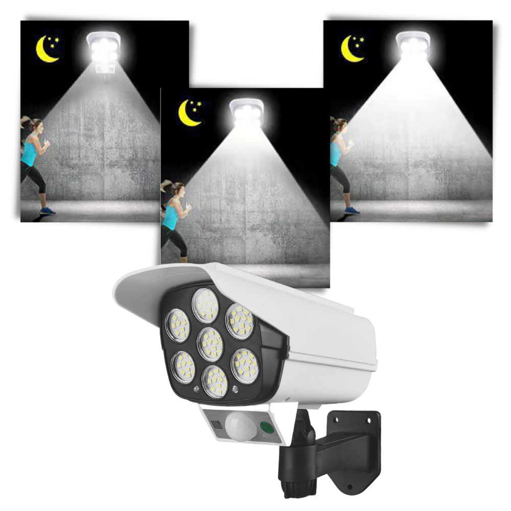 Lampe LED solaire à détecteur de mouvement