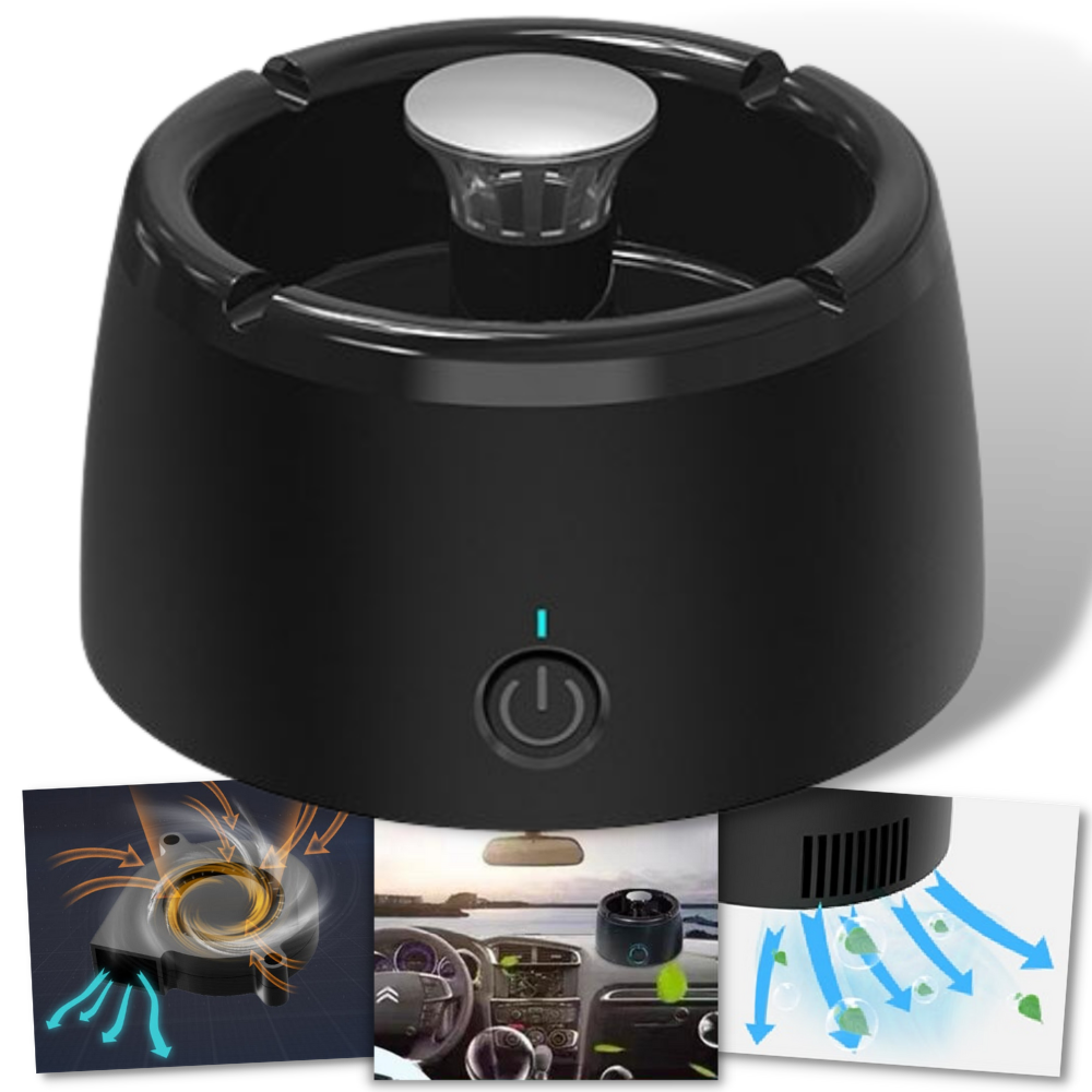 Cendrier de désenfumage intelligent