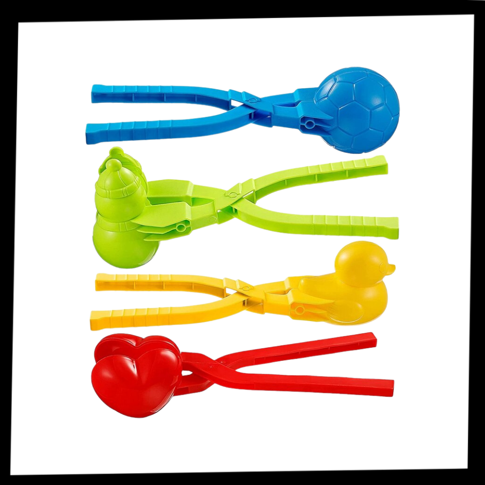 Lot de 4 kits de fabrication de boules de neige