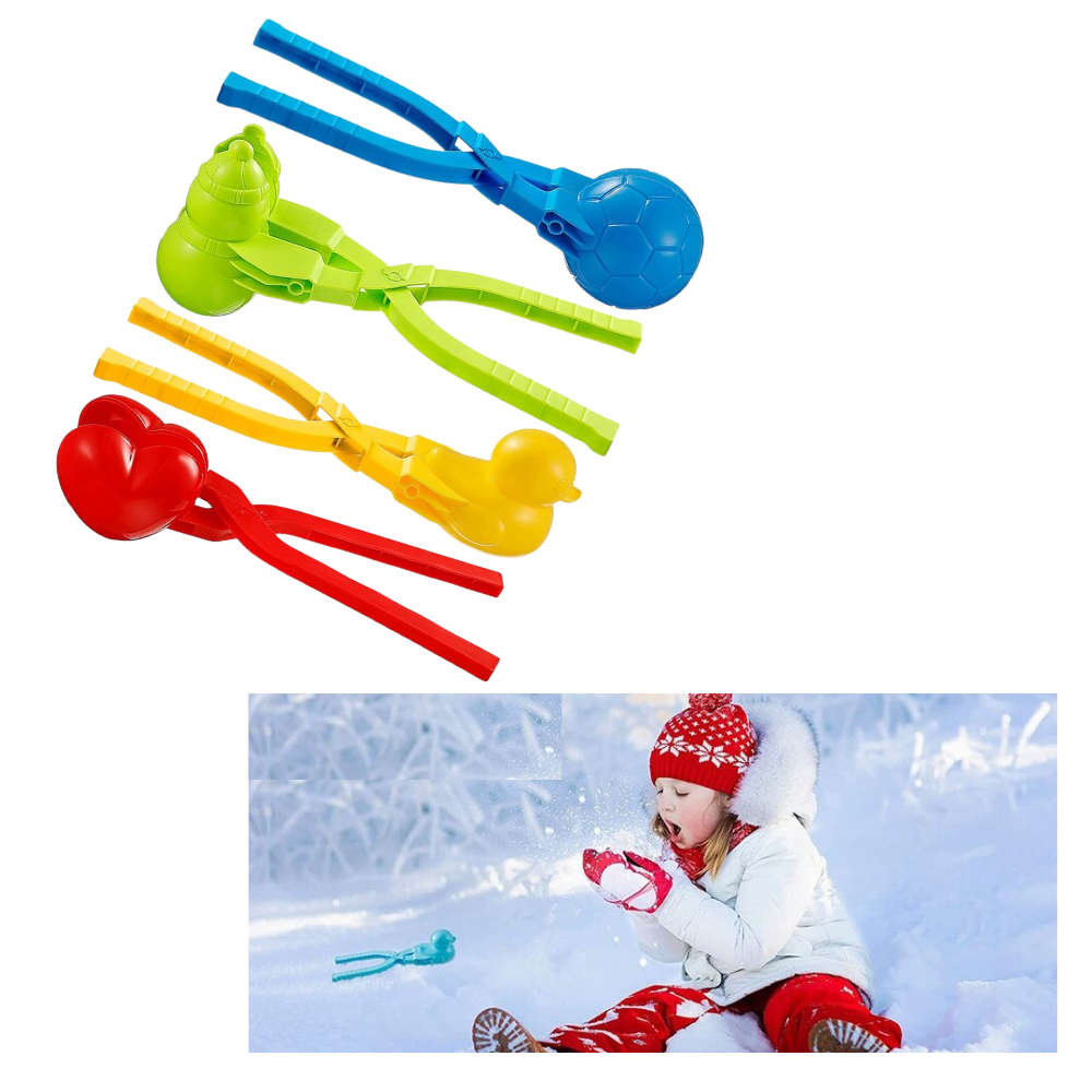 Lot de 4 kits de fabrication de boules de neige