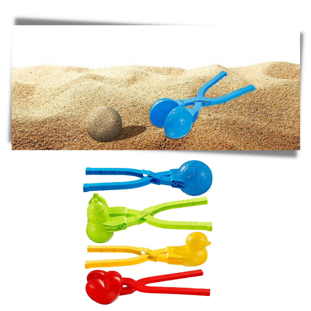 Lot de 4 kits de fabrication de boules de neige