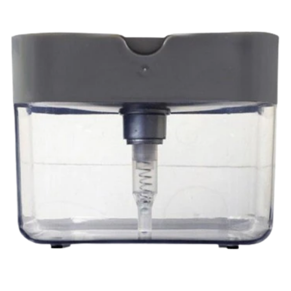 Distributeur de détergent de cuisine avec porte-éponge