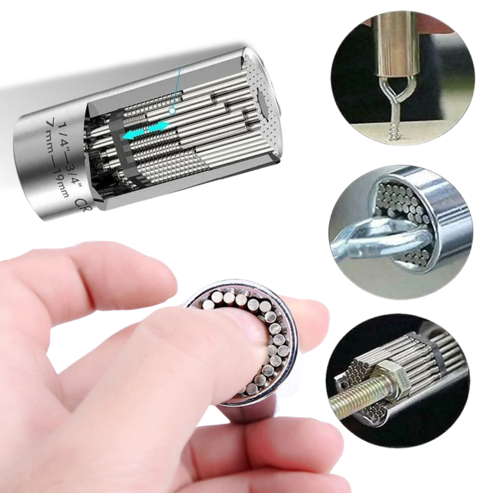 Clé à douilles universelle