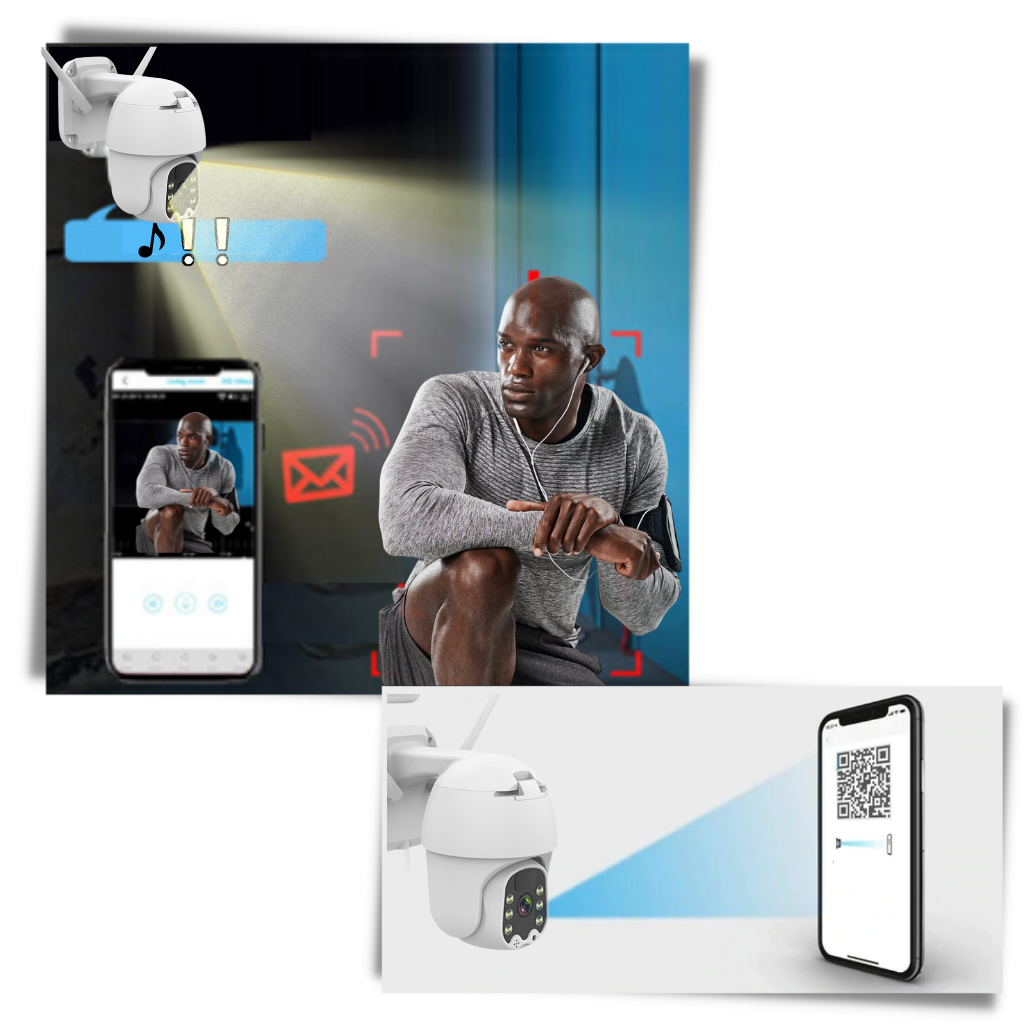 Caméra extérieure à énergie solaire