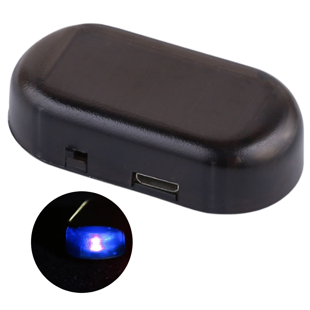 Feu d'avertissement à énergie solaire pour voiture