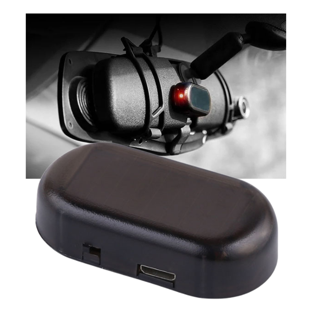 Feu d'avertissement à énergie solaire pour voiture