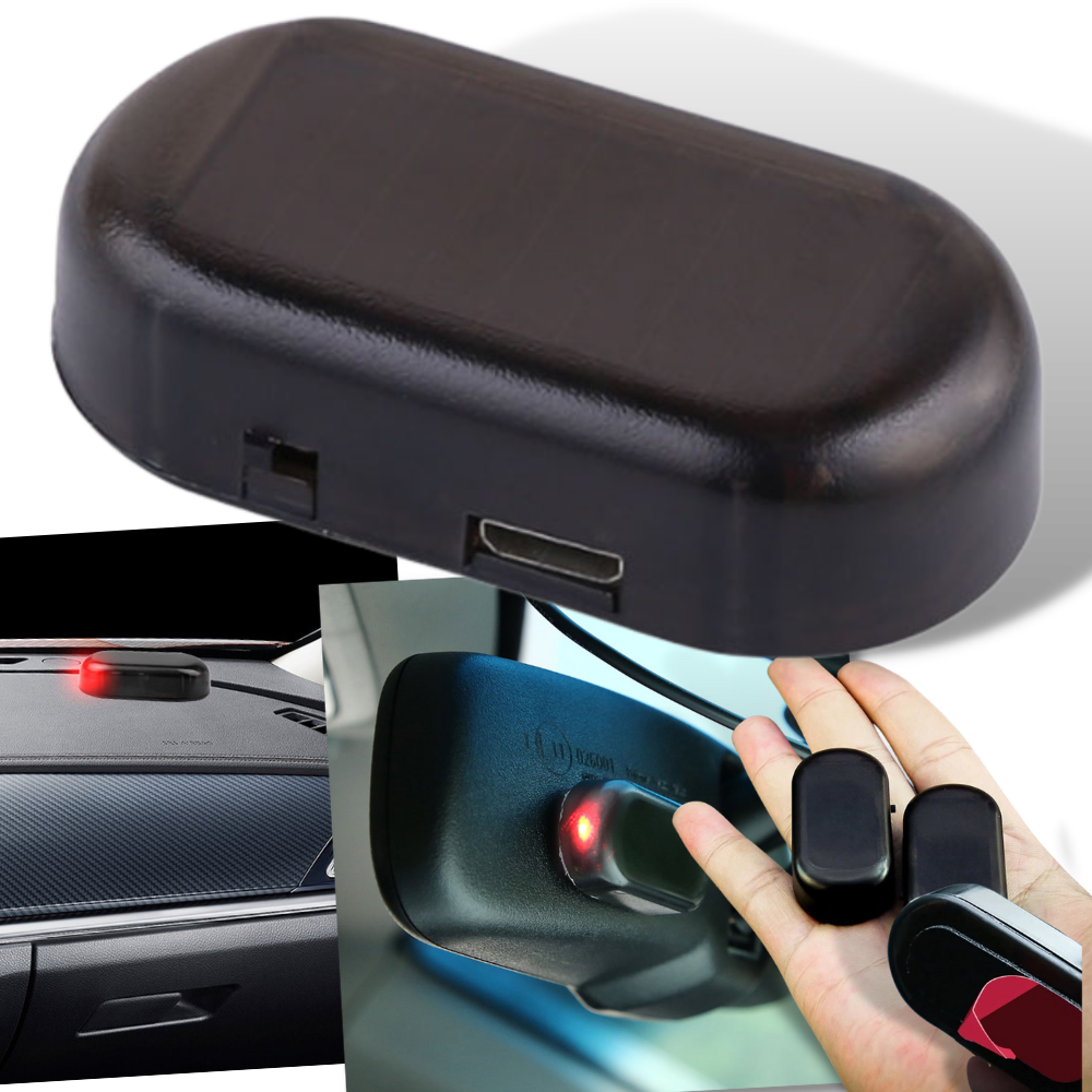 Feu d'avertissement à énergie solaire pour voiture