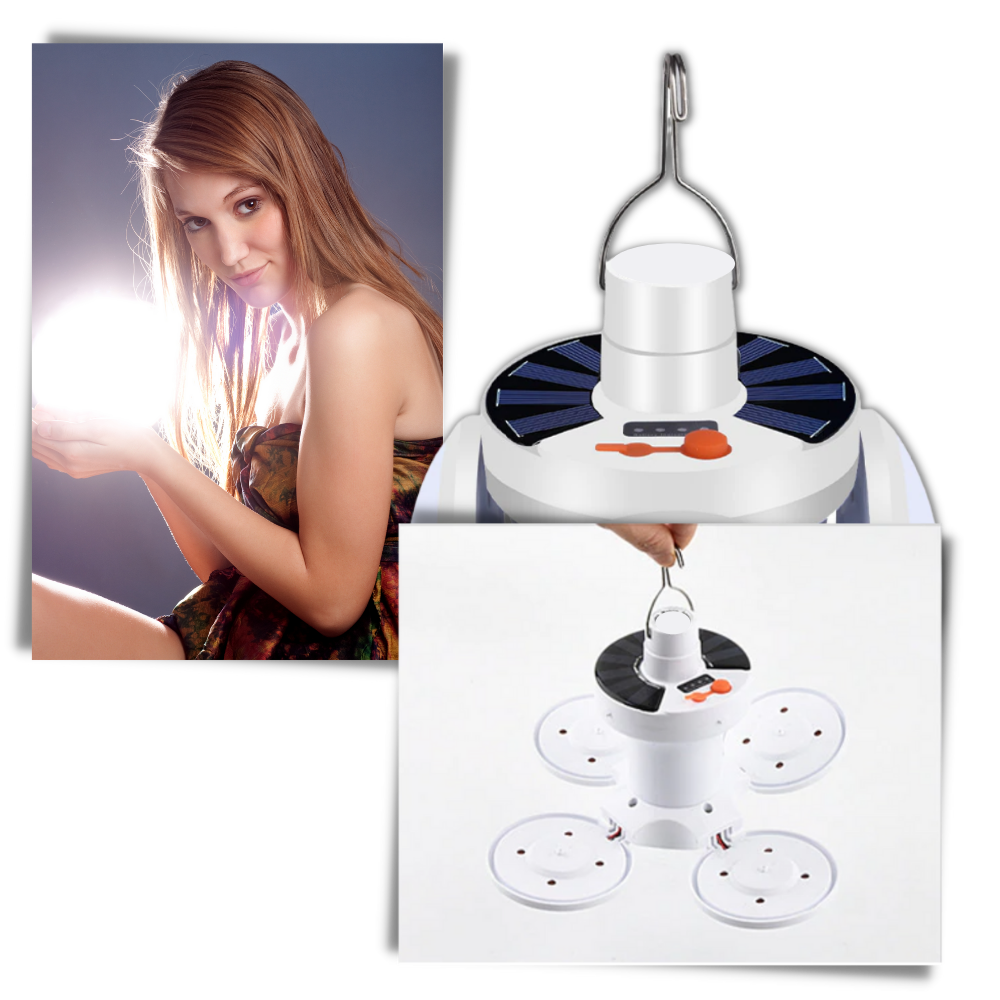 Lampe LED rechargeable de camping