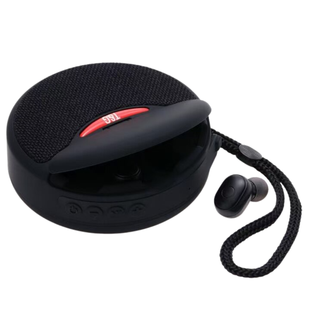 Haut-parleur bluetooth sans fil avec oreillettes