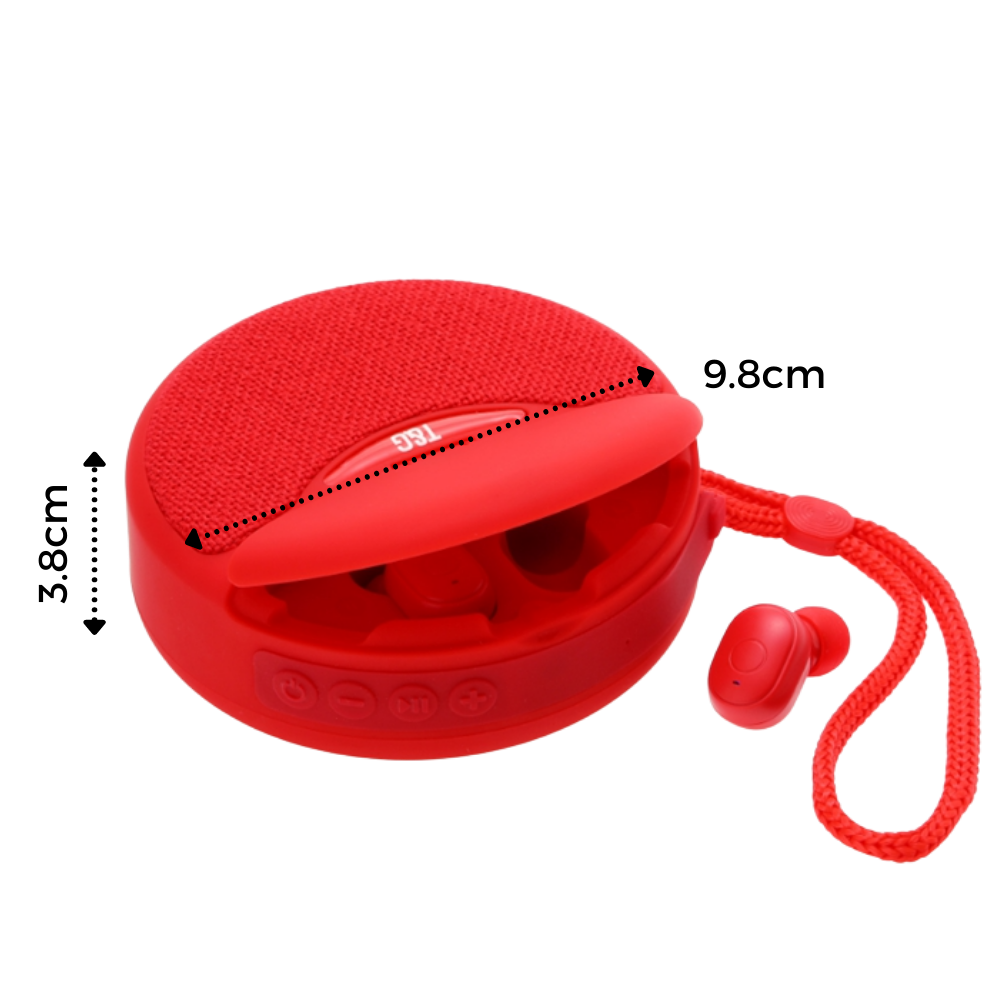 Haut-parleur bluetooth sans fil avec oreillettes