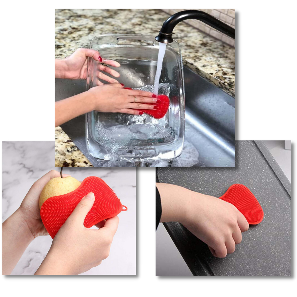 Éponge de cuisine en silicone