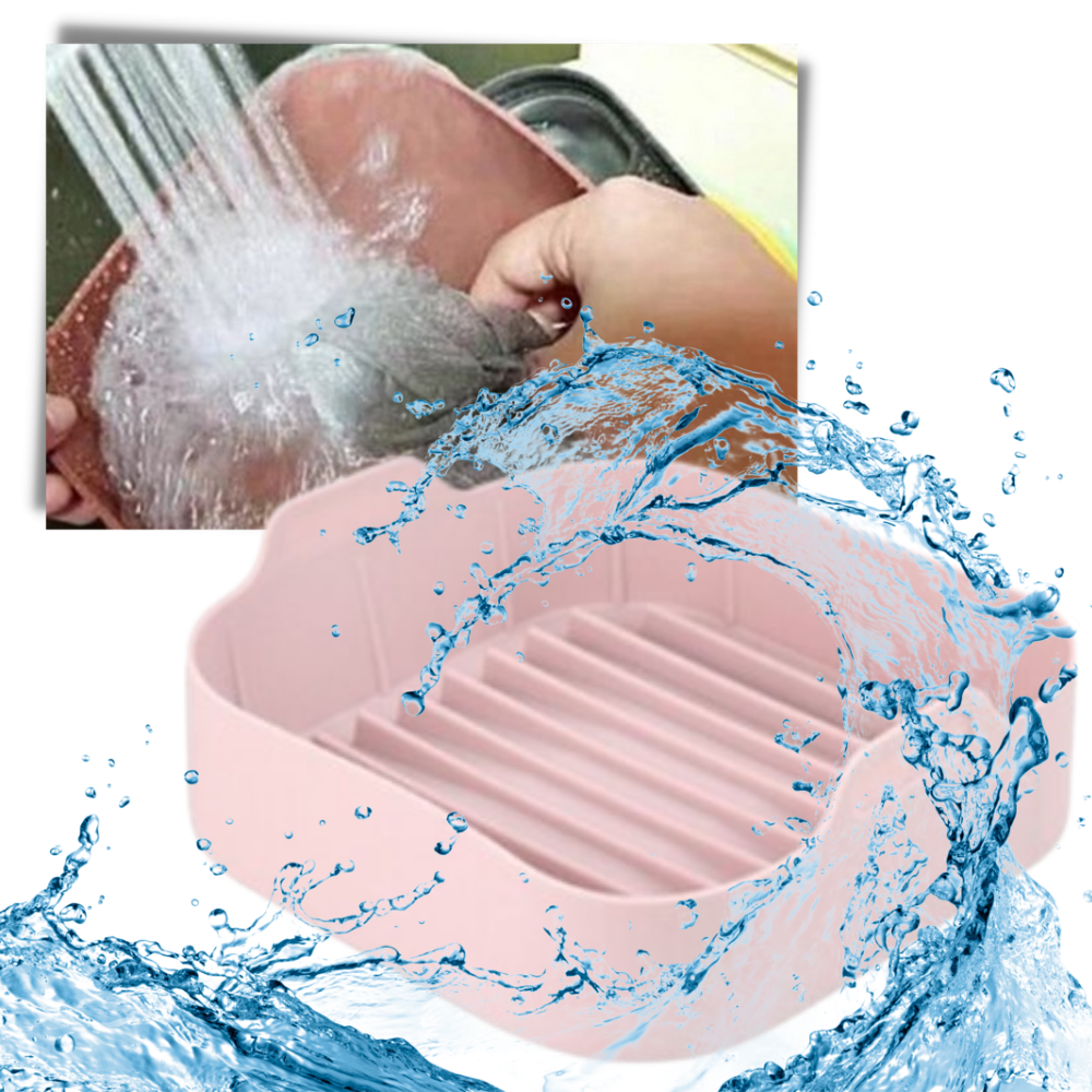 Poêle carré en silicone écologique