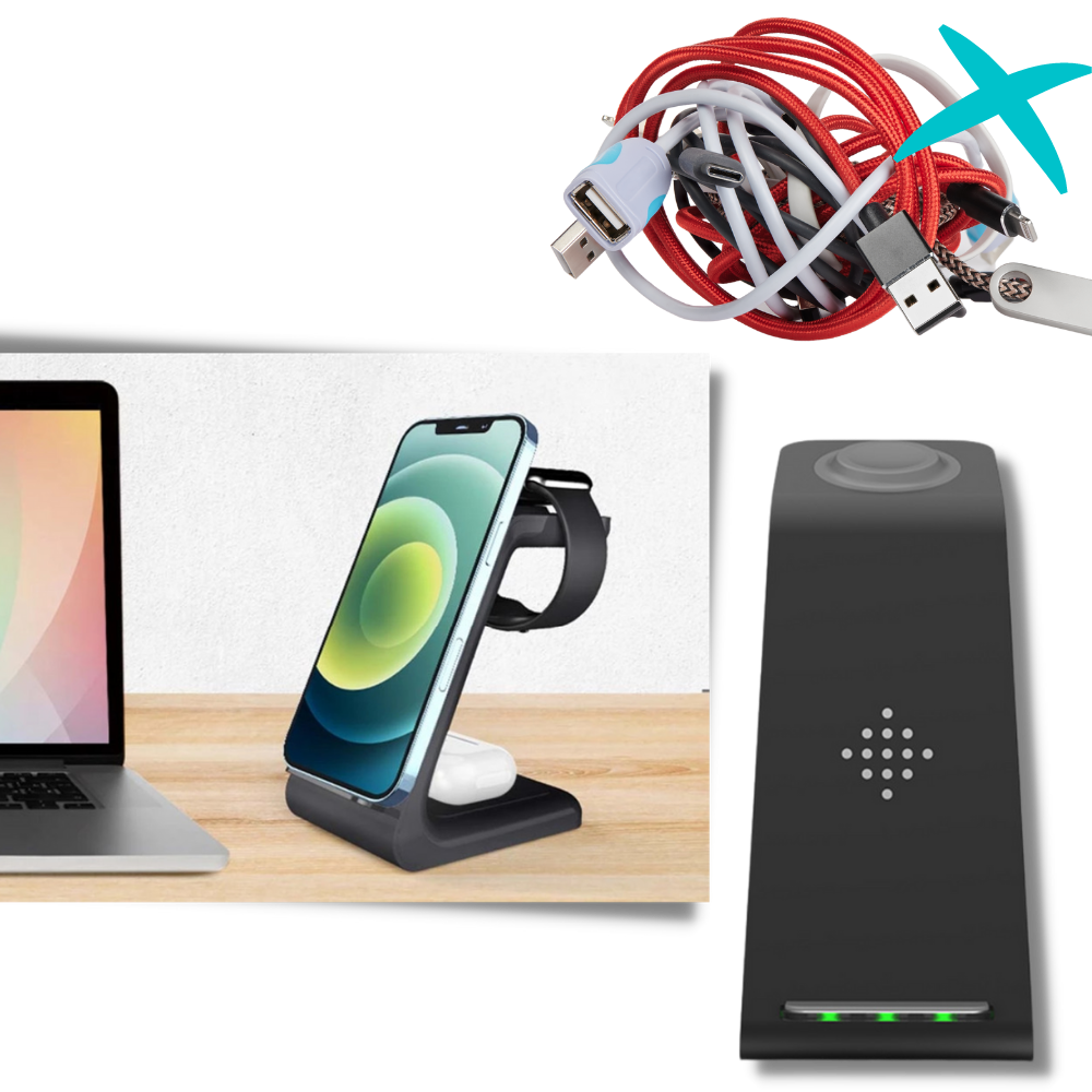 Station de charge sans fil pour téléphone