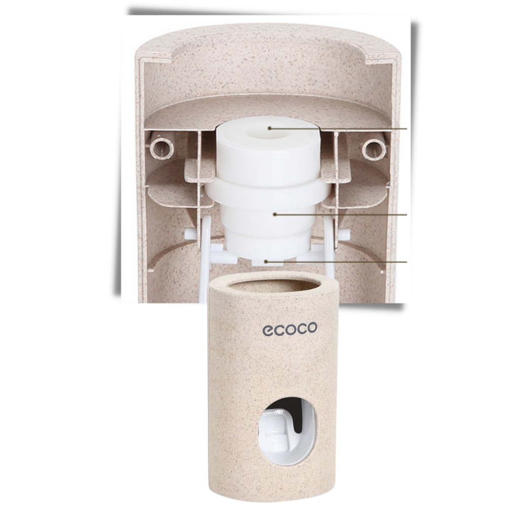 Distributeur de dentifrice mural en pierre