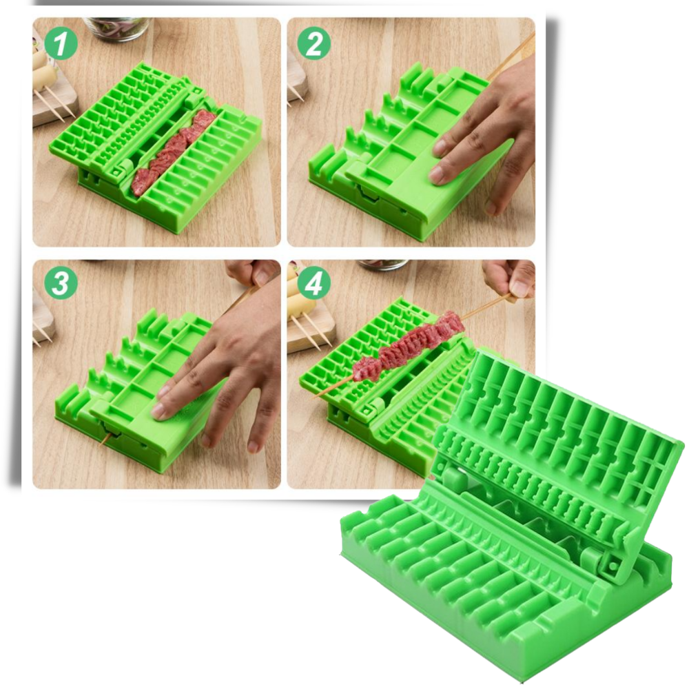 Appareil à brochettes et à kebabs pour barbecue