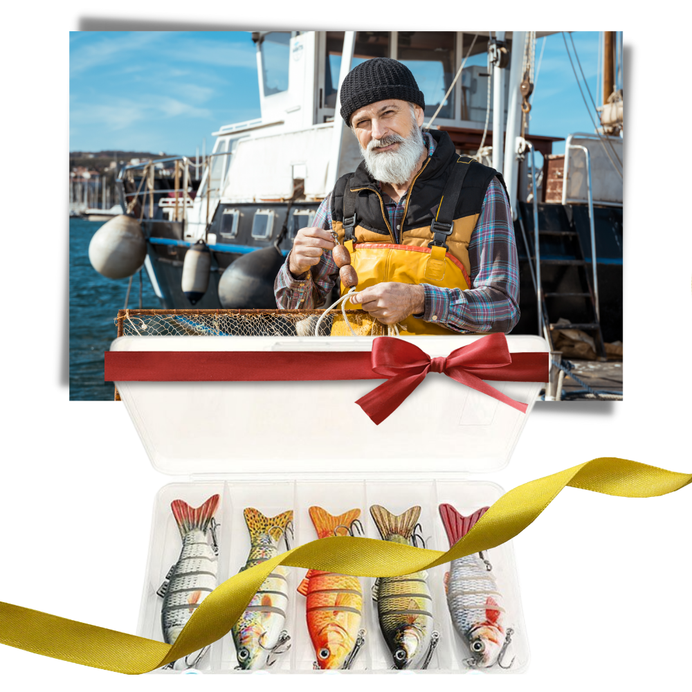 Lot de leurres de pêche artificiels Wobbler