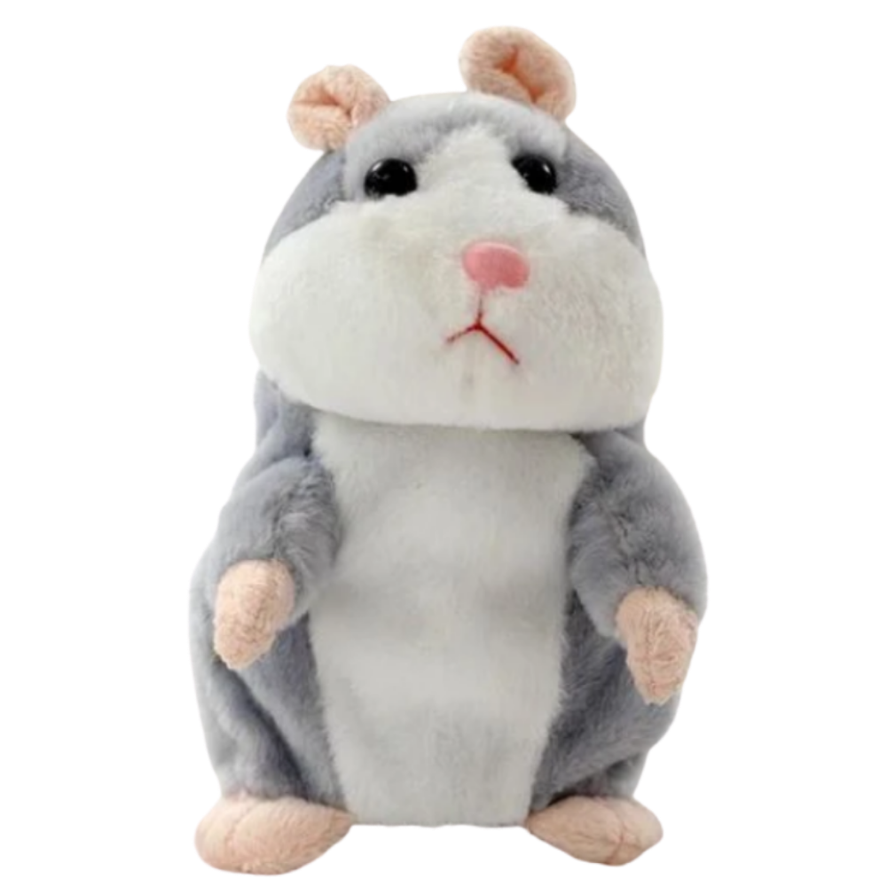 Hamster parlant en peluche