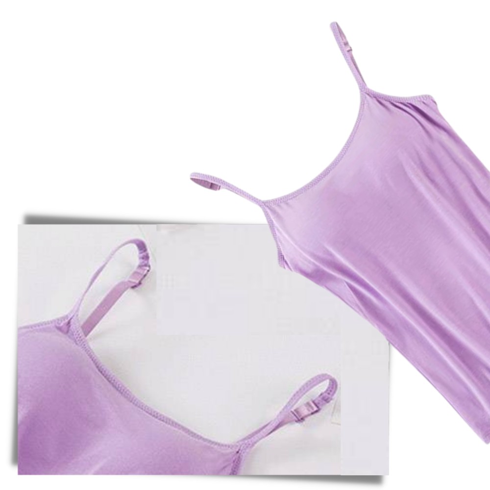Camisole avec soutien-gorge intégré