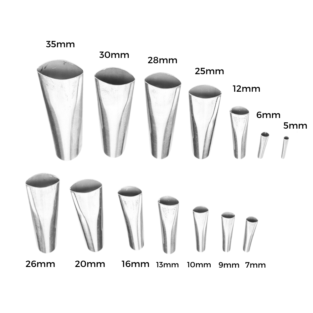 Ensemble de buses de calfeutrage en acier inoxydable