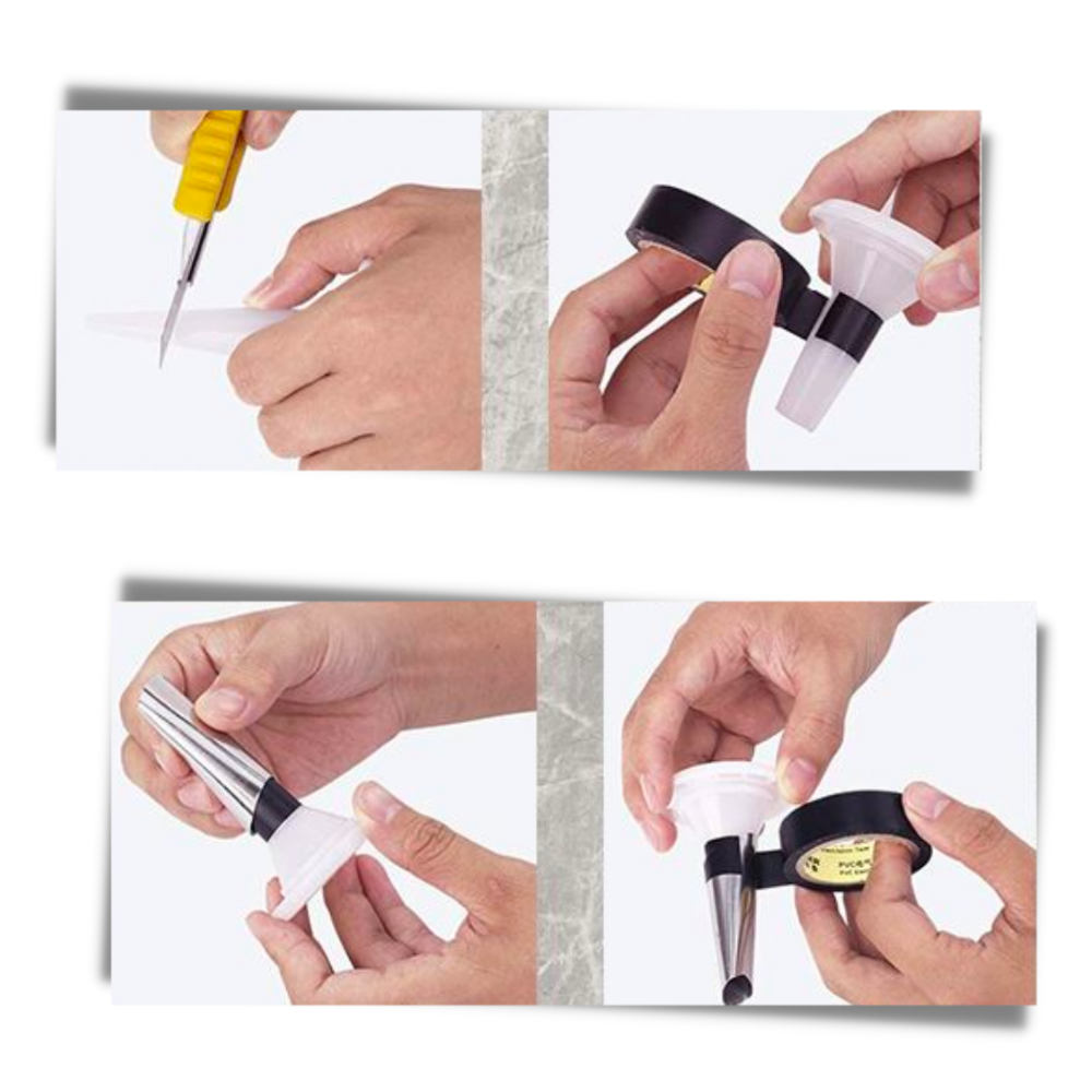 Ensemble de buses de calfeutrage en acier inoxydable