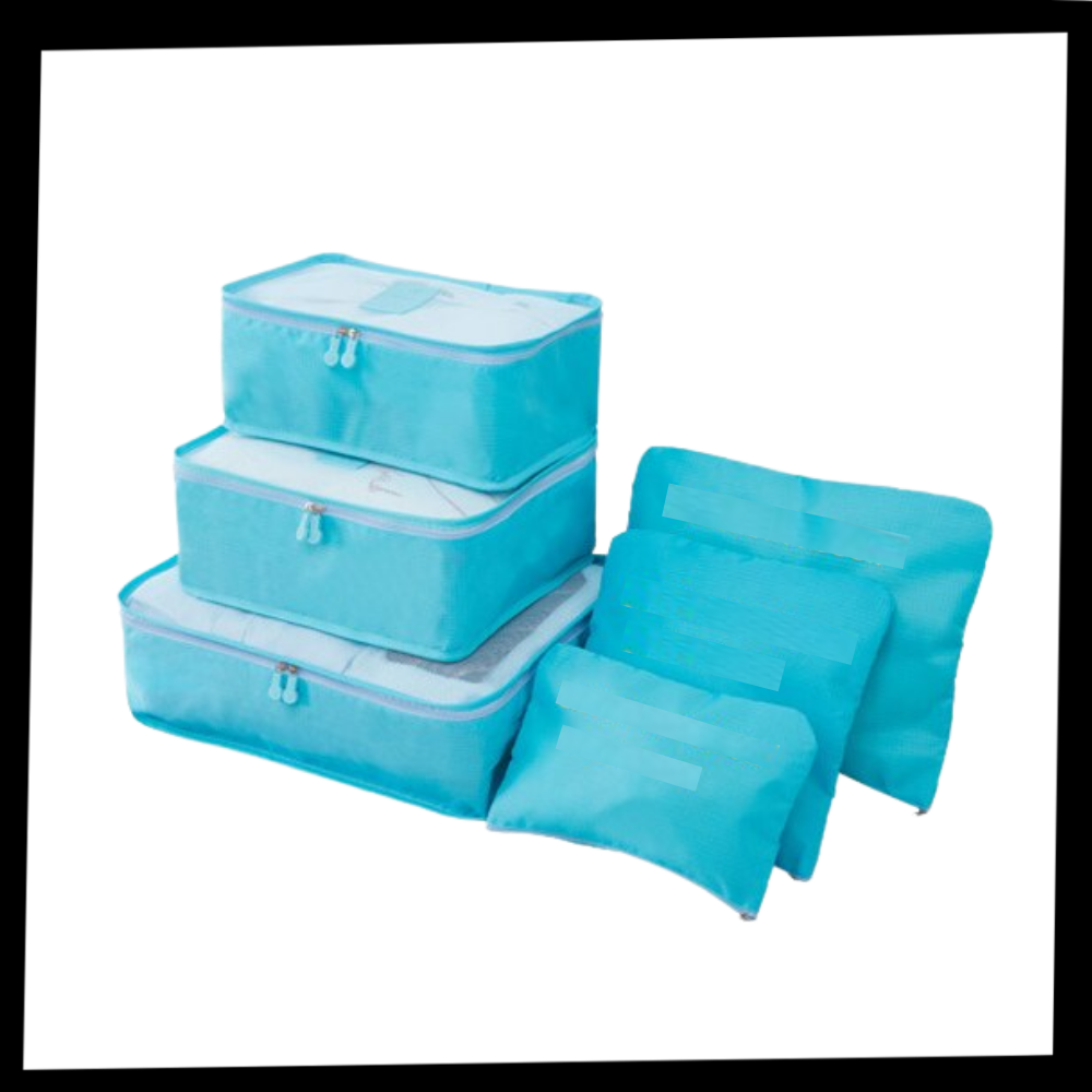 Lot de 6 petits sacs de voyage pour valise