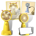 Mini ventilateur USB avec support pour téléphone