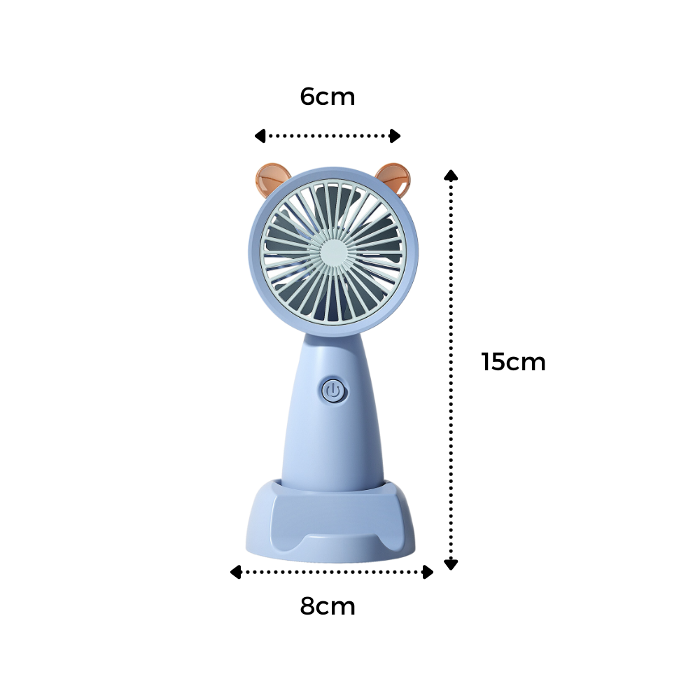 Mini ventilateur USB avec support pour téléphone