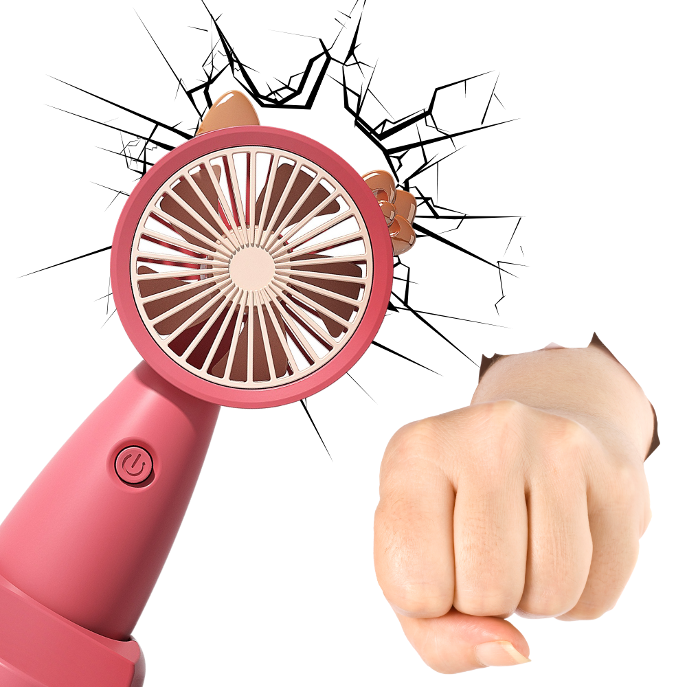 Mini ventilateur USB avec support pour téléphone