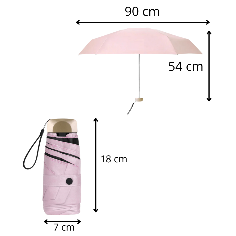 Parapluie de poche avec protection UV