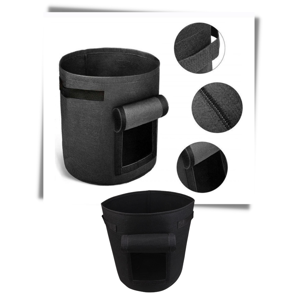 Pochette en tissu pour jardinière de légumes