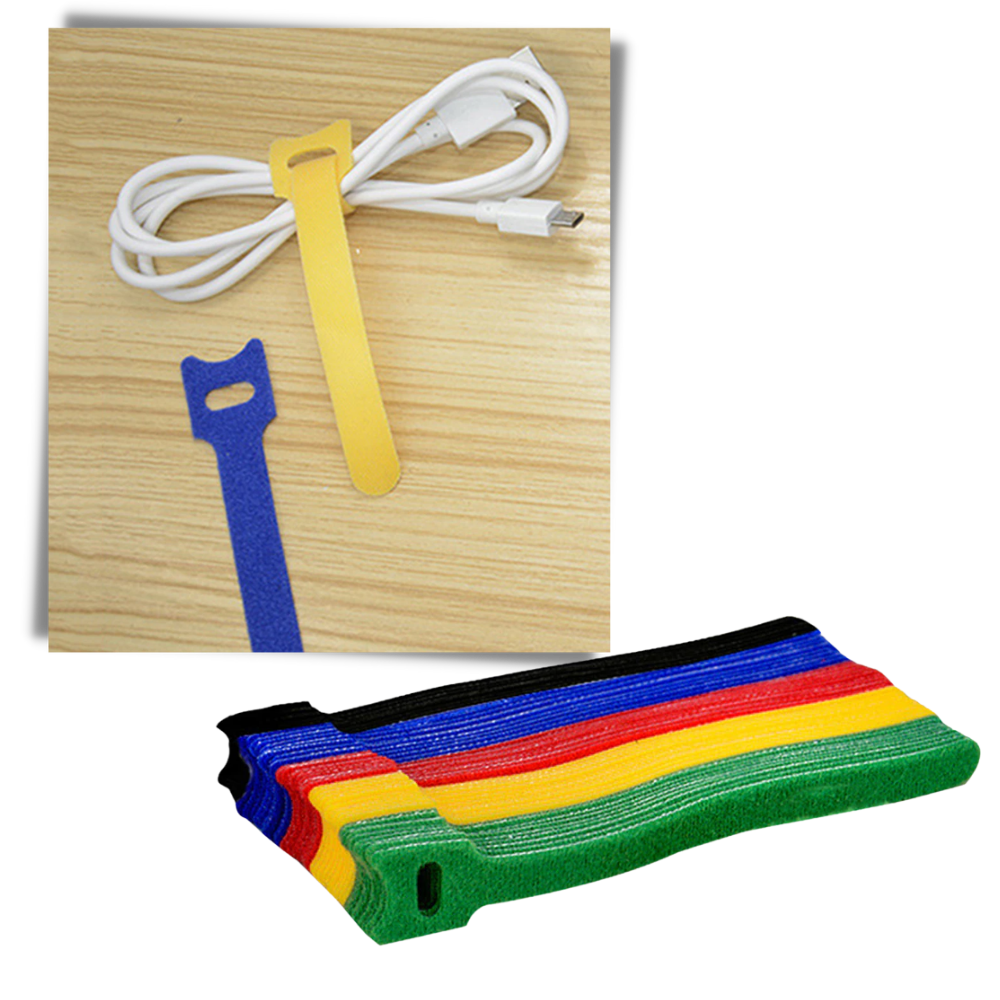 Organisateur de câbles en velcro