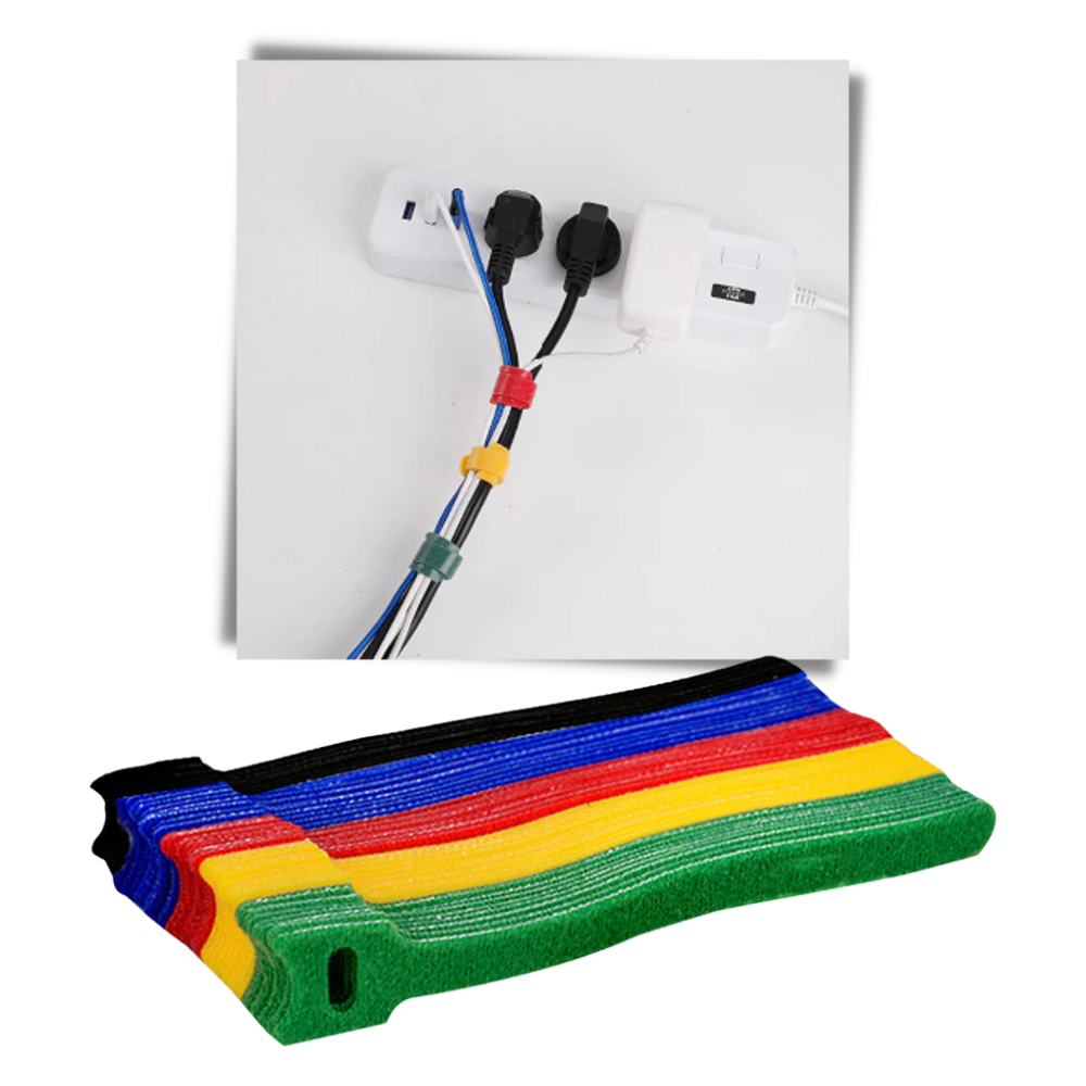 Organisateur de câbles en velcro